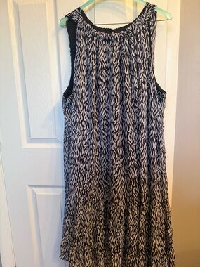 J.B.S. Black and White Printed Dress